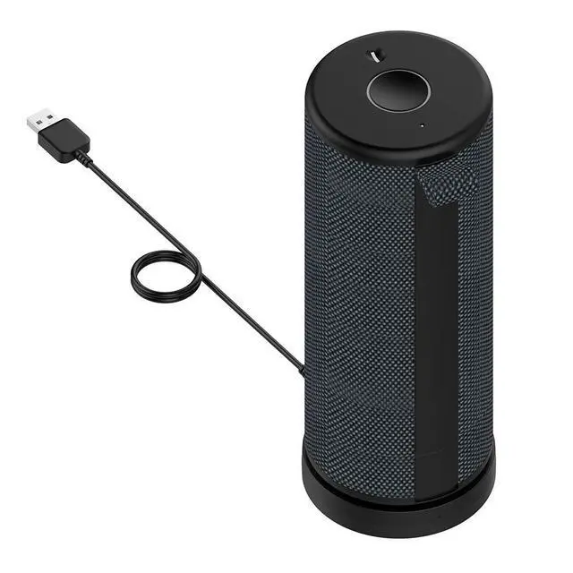 Alt view image 4 of 7 - Charging Dock for Ultimate Ears UE Boom 3/Megaboom 3/Blast/Megablast, Charger Cradle Mount Stand Base Station with Extra USB Port, USB Cable (Black)