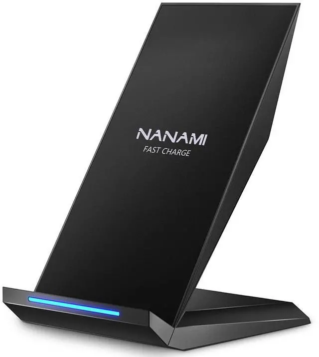 Main image of Fast Wireless Charger, NANAMI Qi Certified Wireless Charging Stand Compatible iPhone 17/17 Air/16/15/15 Pro/15 Plus/15 Pro Max/14/13/12, for Samsung Galaxy S25/S24/S23/S22/S21 and Qi-Enabled Phone