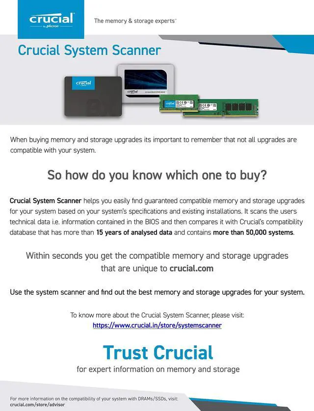 Alt view image 7 of 7 - Crucial BX500 2TB 3D NAND SATA 2.5-Inch Internal SSD, up to 540MB/s - CT2000BX500SSD1