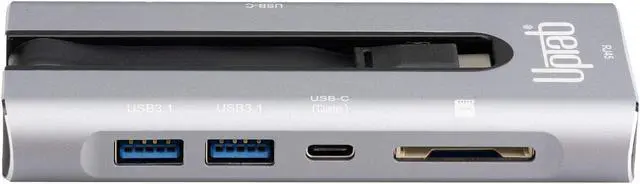 Alt view image 7 of 7 - USB C 3.2 Gen 2 10Gbps 4K 60hz HDR Power Delivery 100W Hub - Compatible with Thunderbolt 3 new MacBook Pro 16in/Air iPad Pro iMac Mac Mini