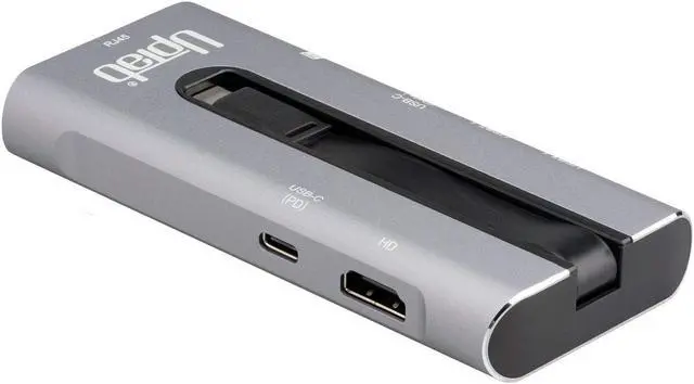 Alt view image 6 of 7 - USB C 3.2 Gen 2 10Gbps 4K 60hz HDR Power Delivery 100W Hub - Compatible with Thunderbolt 3 new MacBook Pro 16in/Air iPad Pro iMac Mac Mini