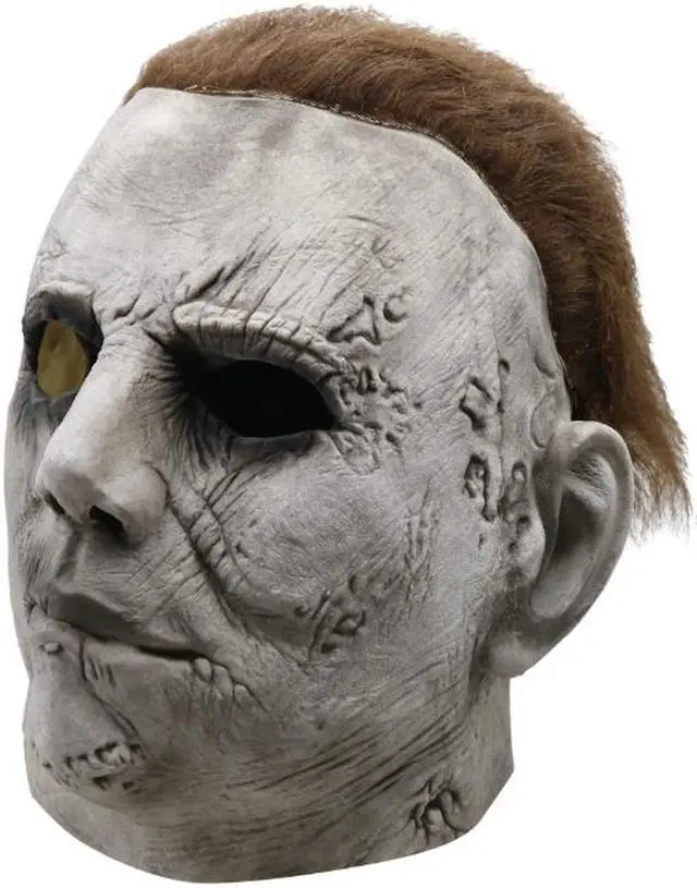 Main image of Halloween party McMair mask headdress movie moonlight light flustered little white face horror latex mask devil headdress