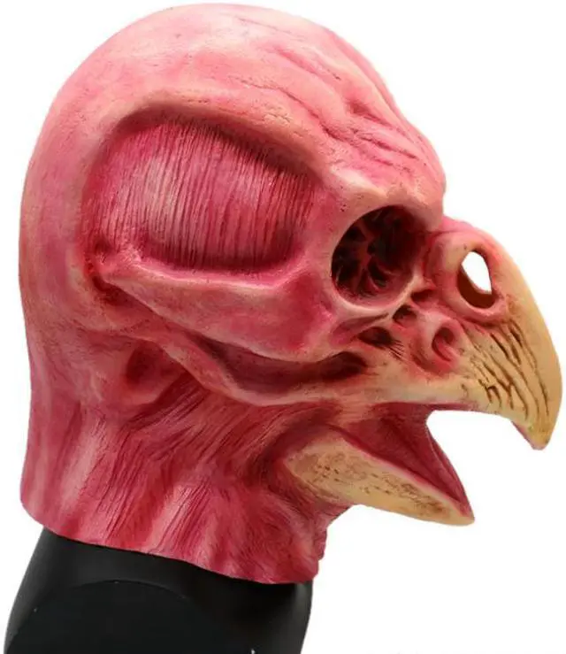 Alt view image 3 of 4 - Halloween mask plague doctor mask beak headdress cos Halloween masquerade horror funny mask