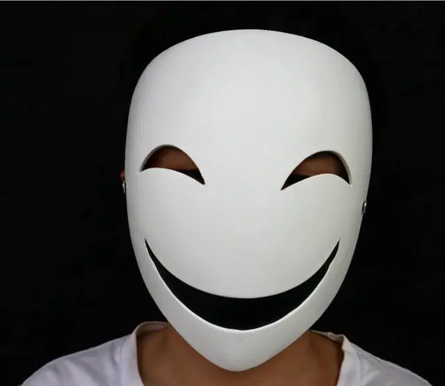 Main image of Hiruko mask Halloween party props masquerade black bullet shadow clown