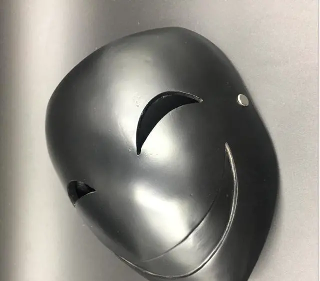 Main image of Hiruko mask Halloween party props masquerade black bullet shadow clown