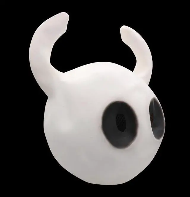 Alt view image 2 of 4 - Hollow Knight Hollow Knight Latex Mask Headdress Halloween Stage Props Cosplay Party Event Props