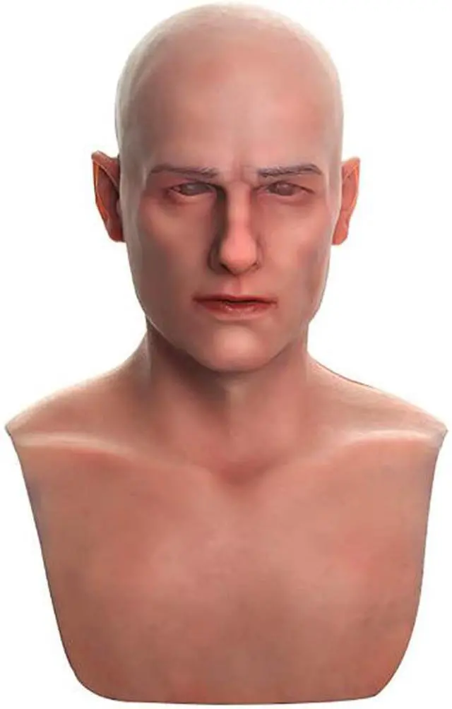 Main image of Halloween masquerade party event cosplay young people mask Halloween latex mask headdress