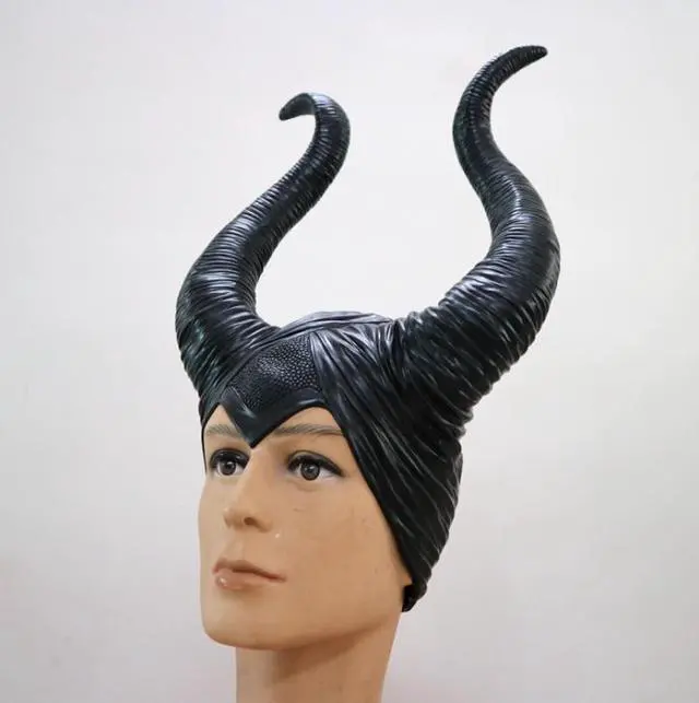 Main image of Maleficent Maleficent Hat Helmet Headgear Bar Horn Mask Sleeping Beauty Witch Props