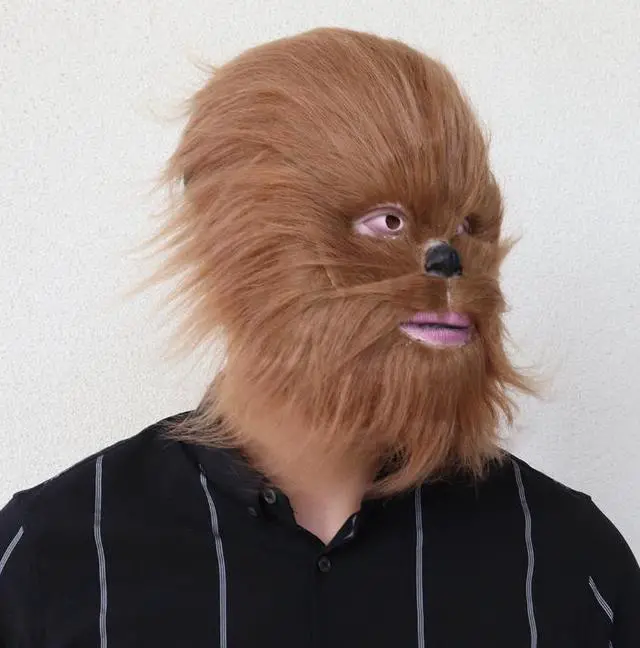 Alt view image 3 of 4 - Halloween Party Event Star Wars 9 Star Wars Storm White Soldier Chuba Latex Mask Helmet Halloween Peripheral Props
