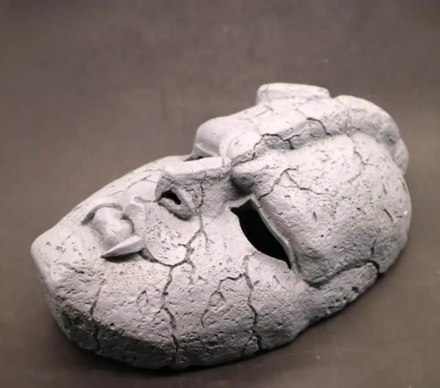 Alt view image 4 of 5 - Japanese Manga JoJo's Bizarre Adventure Gargoyle Mask Headdress Headgear Ishiya Mask Medicos Halloween Horror Collector's Edition