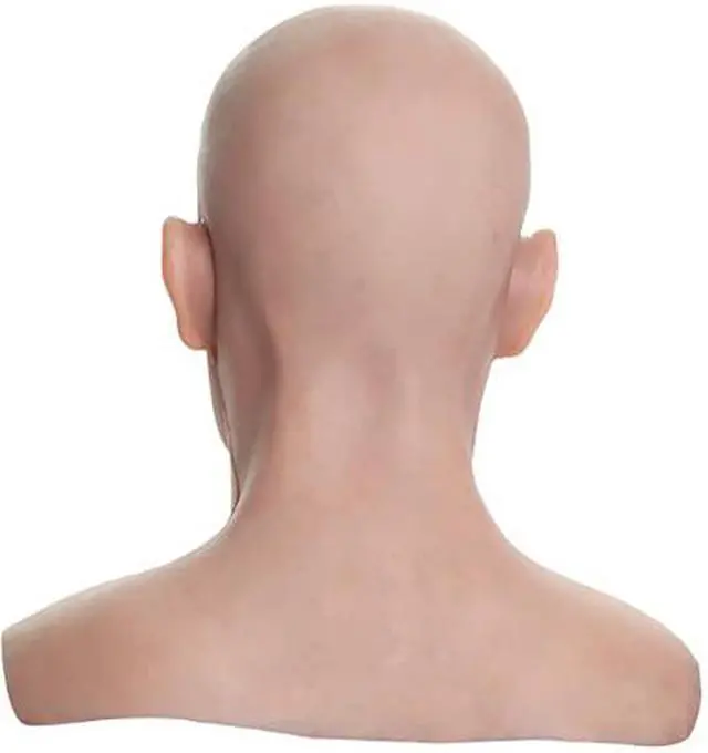 Alt view image 3 of 3 - Halloween masquerade party event cosplay young people mask Halloween latex mask headdress