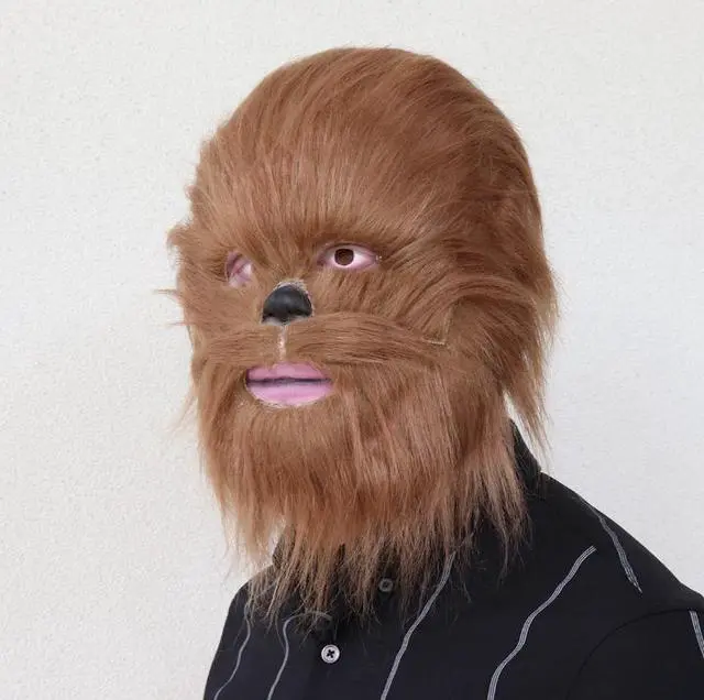 Alt view image 4 of 4 - Halloween Party Event Star Wars 9 Star Wars Storm White Soldier Chuba Latex Mask Helmet Halloween Peripheral Props