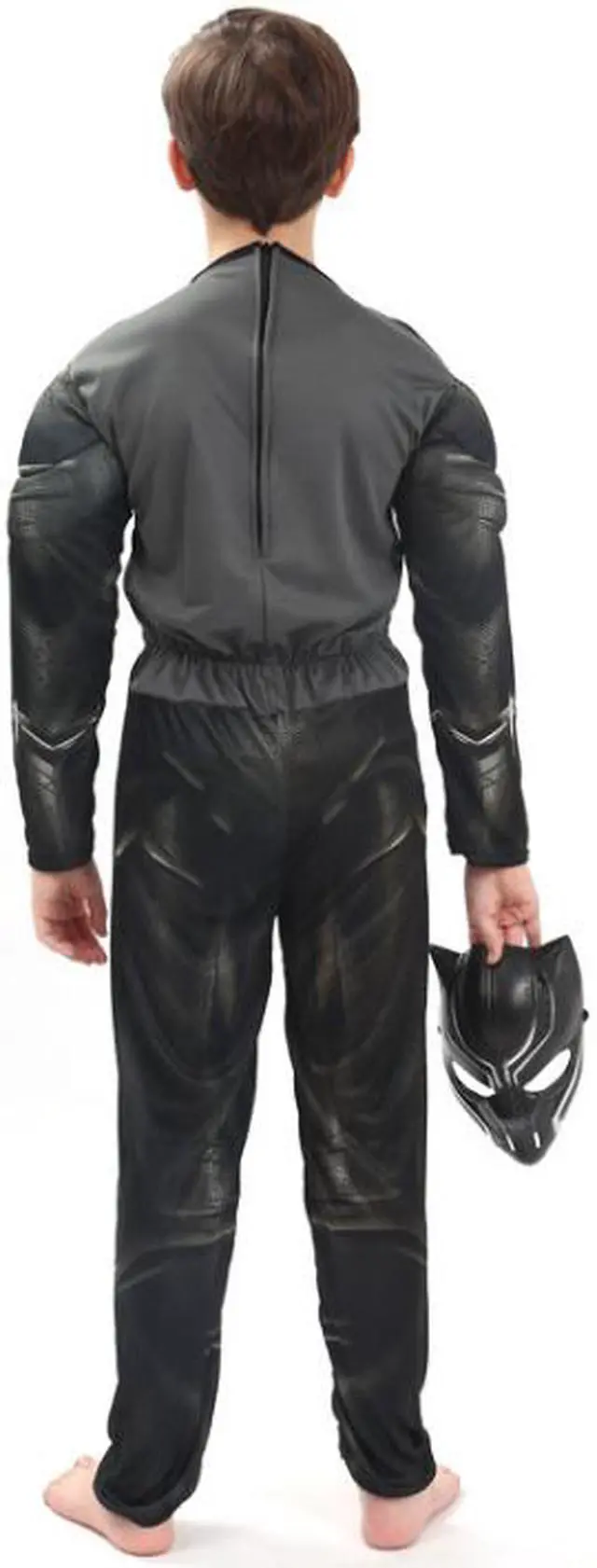 Alt view image 3 of 4 - Halloween costume Avengers Black Panther cosplay costume children