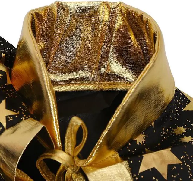 Alt view image 5 of 6 - Halloween costume children's cloak props decorations children's Halloween decoration cosplay costume performance costume magician black