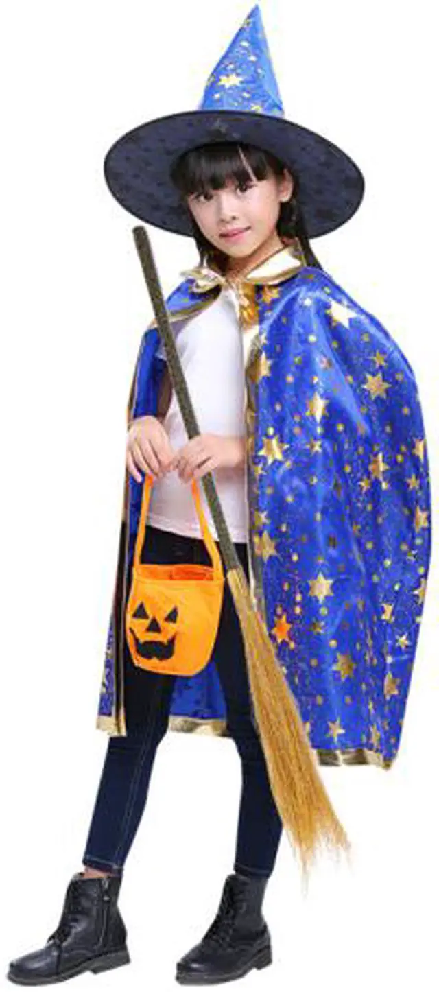 Halloween costume children's cloak props decorations children's Halloween decoration cosplay costume performance costume magician black