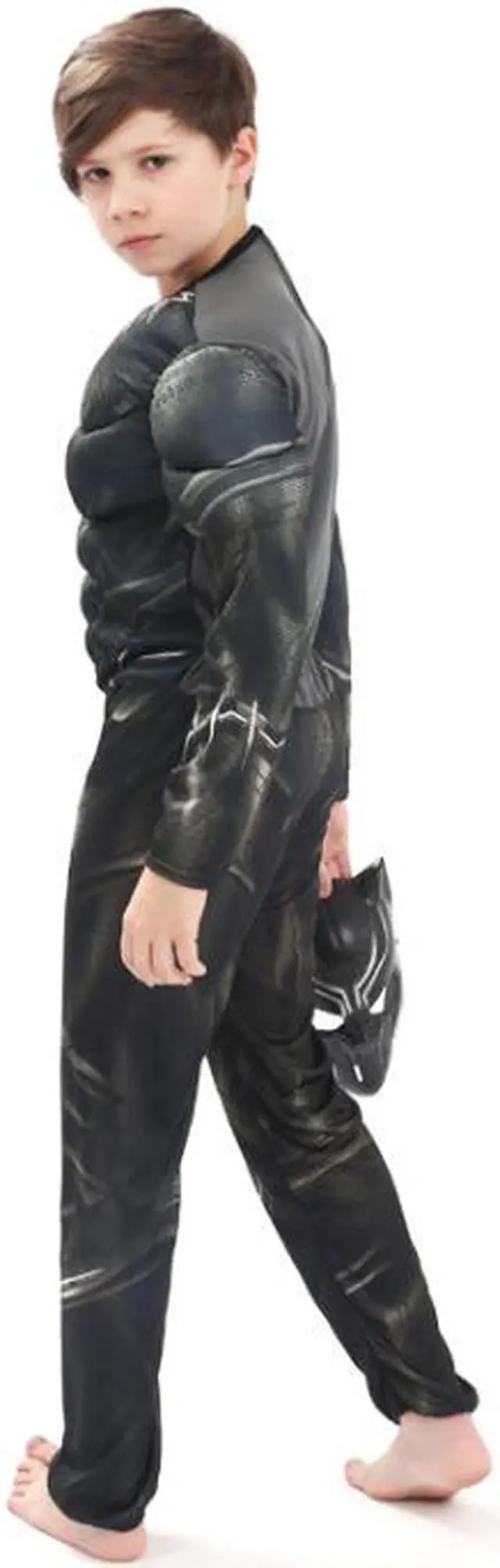 Alt view image 2 of 4 - Halloween costume Avengers Black Panther cosplay costume children