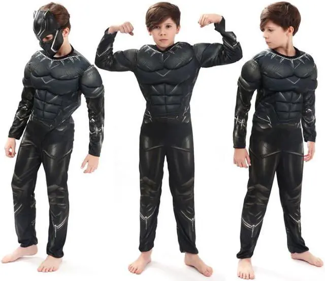 Main image of Halloween costume Avengers Black Panther cosplay costume children