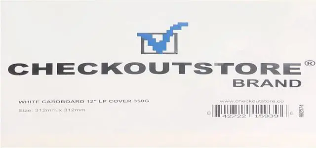 Main image of 10 CheckOutStore Cardboard Jackets Cover for 12" LP Vinyl 33 RPM Records