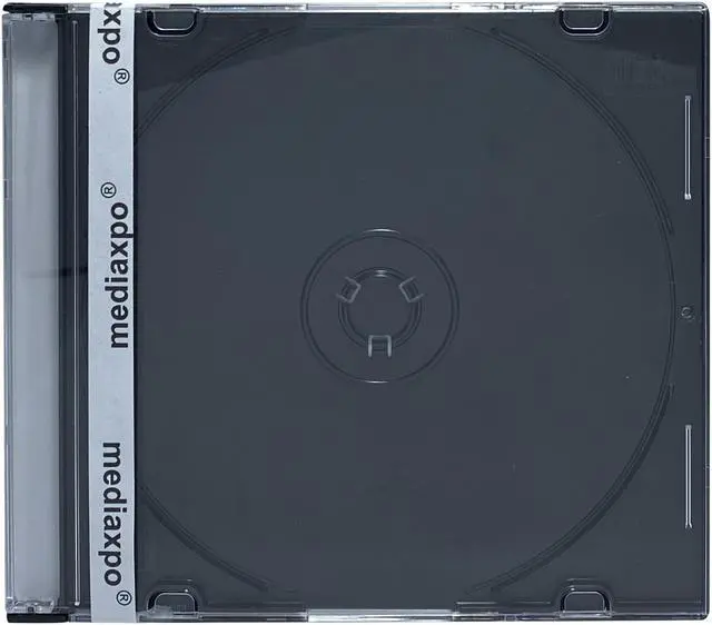 Alt view image 2 of 4 - 1000 SLIM Black CD Jewel Cases