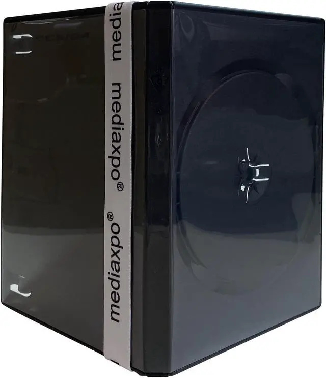 Alt view image 2 of 4 - 5 PREMIUM STANDARD Black Single DVD Cases 14MM (100% New Material)
