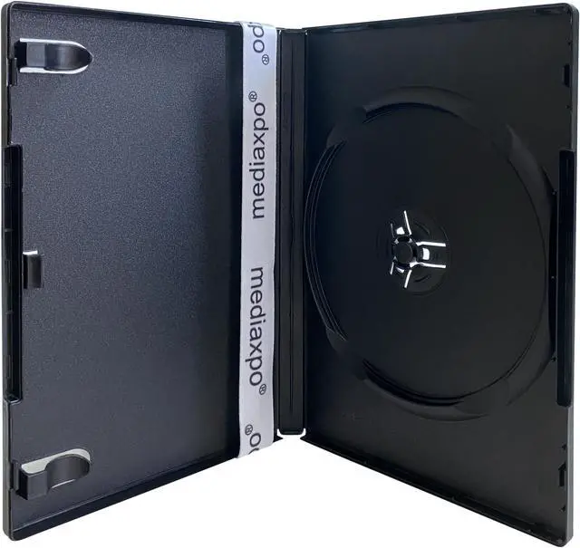 Main image of 5 PREMIUM STANDARD Black Single DVD Cases 14MM (100% New Material)