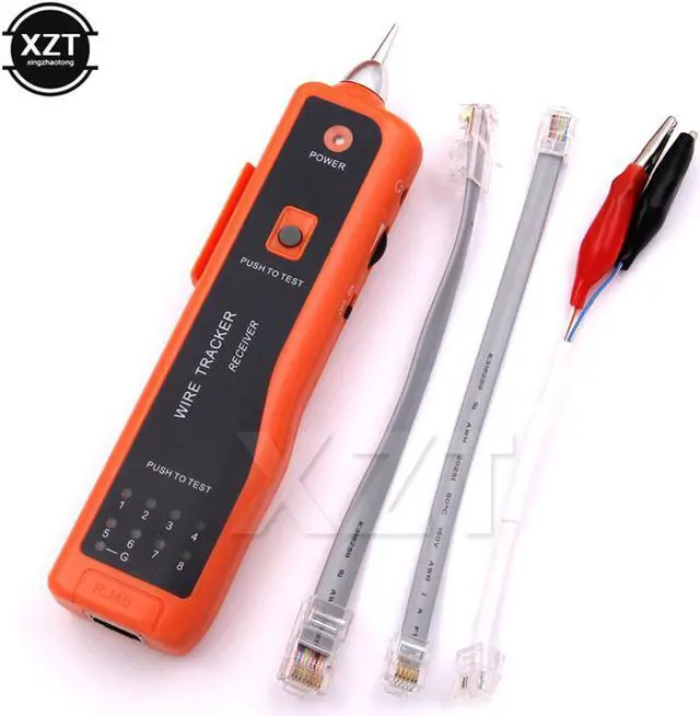 Alt view image 2 of 3 - est Hot RJ11 RJ45 Cat5 Cat6 Telephone Wire Tracker Tracer Toner Ethernet LAN Network Cable Tester Detector Line Finder