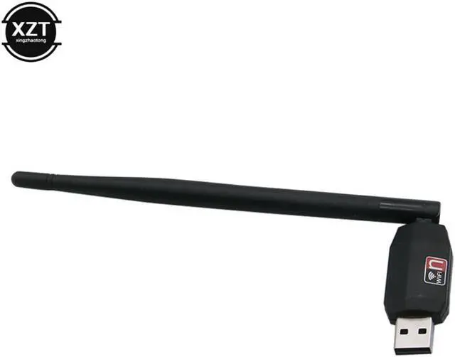 Alt view image 2 of 3 - 150Mbps 5dBI Wireless Network Card Wifi USB Adapter Wi-Fi Dongle MT7601 Mini Receiver 802.11b/n/g Driver Ethernet for PC