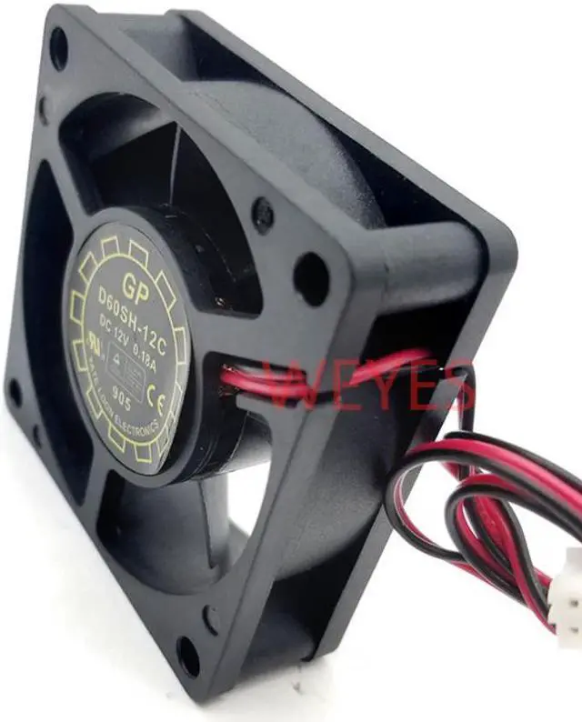 Main image of D60SH-12C 12V 0.18A 6025 6cm Chassis Charger 2-wire UPS Cooling Fan