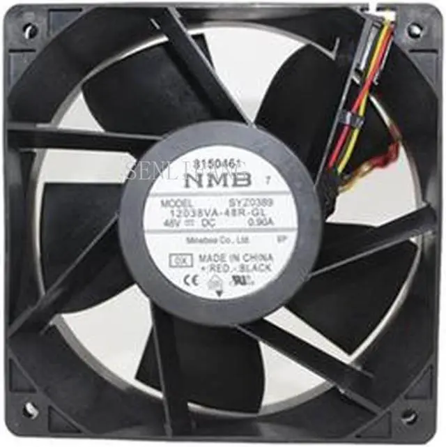 Main image of for NMB 12CM 12038VA-48R-GL 12038 48V 0.90A 3WIRE 120MM Waterproof IP55 Cooling Fan 4715VL-07W-B69