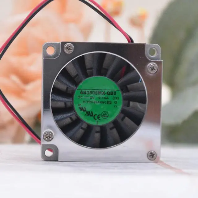 Alt view image 2 of 2 - Cooling Fan AB3505MX-QB0 for ADDA 5V Turbo Blower 0.14A  35*35*10mm 2pin 0.7W