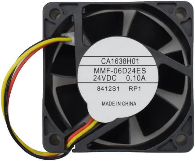Main image of For Mitsubishi MMF-06D24ES-RP1 CA1638H01 60*60*25mm DC24V 0.10A Cooling Fan 3pin