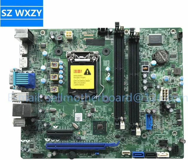 Main image of For Dell Optiplex 9020 SFF Desktop Motherboard PGA1150 CN-00V62H 00V62H 0V62H DH82Q87 SR173