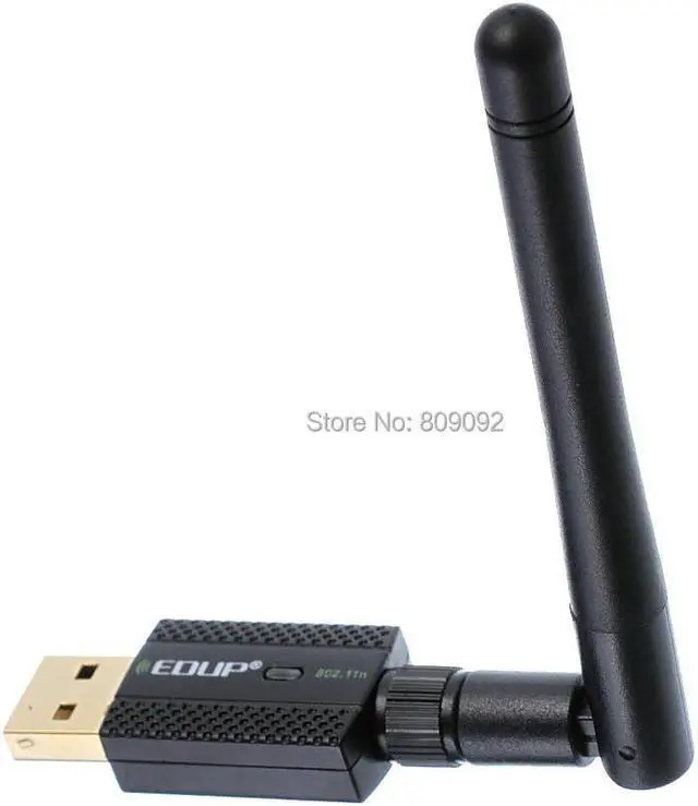 Main image of High gain 300mbps usb wireless wifi adapter wifi antenna 2dBi usb lan enthernet netwotk card wi-fi receiver 802.11n