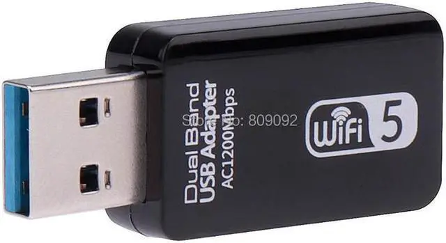 Main image of USB 3.0 Wifi Adapter 2.4G 5G 1200Mbps Wifi USB Ethernet Network Card Dual Band Wireless Wifi Dongle Receiver for PC Desktop