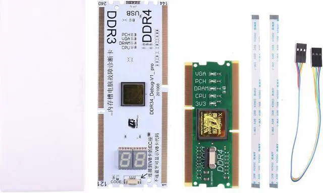 Main image of Laptop/Desktop Motherboard Memory Slot DDR3/DDR4 Diagnostic Analyzer Test Card Notebook  with LED Repair Tester Card