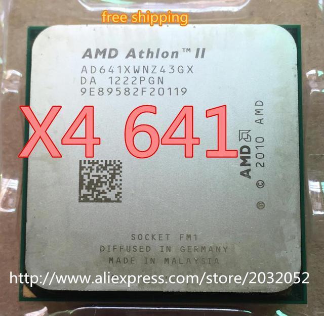 OIAGLH Athlon II X4 641 FM1 2.8GHz 4MB CPU bulk Quad Core