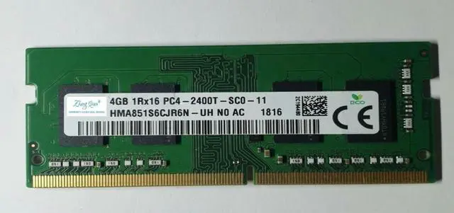 Main image of OIAGLH For 4G 1RX16 PC4-2400T-SC0-11 DDR4 HMA851S6CJR6N-UH Notebook