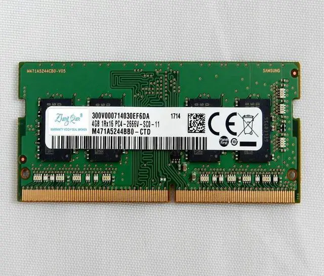 Main image of OIAGLH For 4G DDR4 2666 1RX16 PC4-2666V-S M471A5244CB0-CTD HMA851S6JJR6N-VK