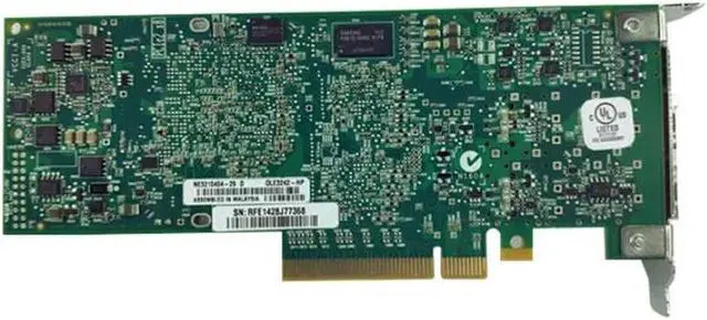 Main image of OIAGLH For NC523SFP Dual Port 10GbE QLE3242 10G Fiber Optic Network Card 593742-001 593715-001 PCIe Server Adapter PCI-e Board