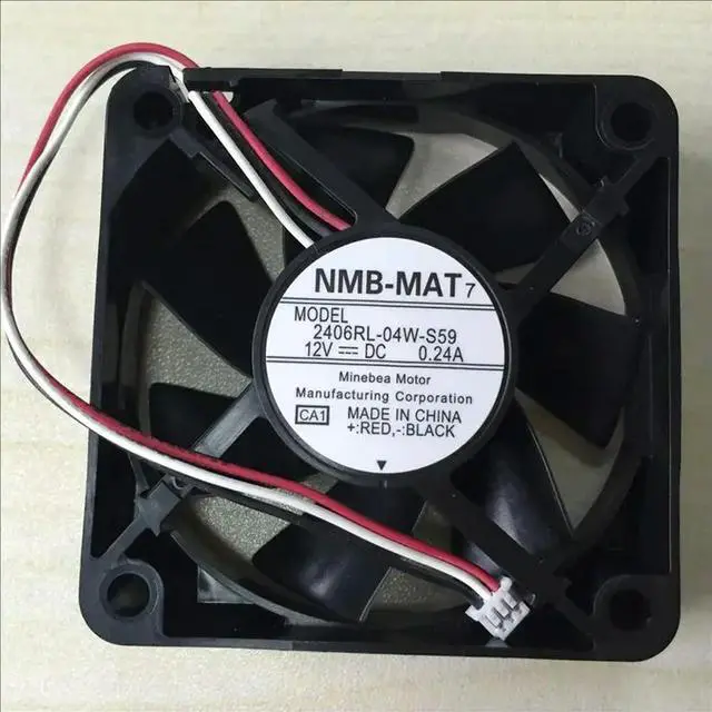 Main image of FOR For 2406RL-04W-S59 6CM 6015 12V 0.24A Projector axial cooling fan