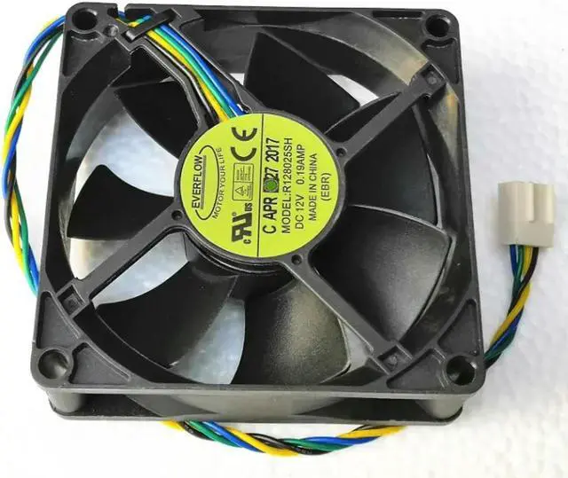 Main image of FOR 80mm PWM Cpu Fans for R128025SH 12V 0.19A 8025 80mm fan 8cm Fan 4-Wire Hydraulic Speed pwm pc cpu Mute Quiet Fan