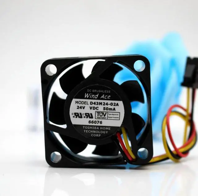 Main image of FOR Wind Ace for Frequency Converter G7 F7 Special Fan 24V 50mA D43M24-02A 01A 4015 Cooling Fans