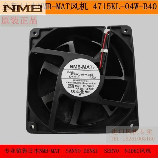 Main image of FOR 120mm Case FanFor Blowers 4715KL-04W-B40 1238 12V 120x120x38mm Axial Cooling Fan