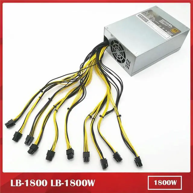 Main image of FOR For Server Power Supply LB-1800 LB1800W 1800W 10*6PIN 12V 4U 100% Tested