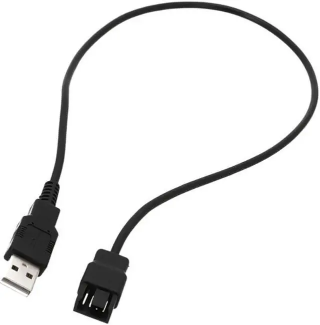 Main image of FOR USB to 4PIN Fan Power Supply Cable USB To 4pin 3Pin Laptop Fan Power Cord 5V 30/50/100CM