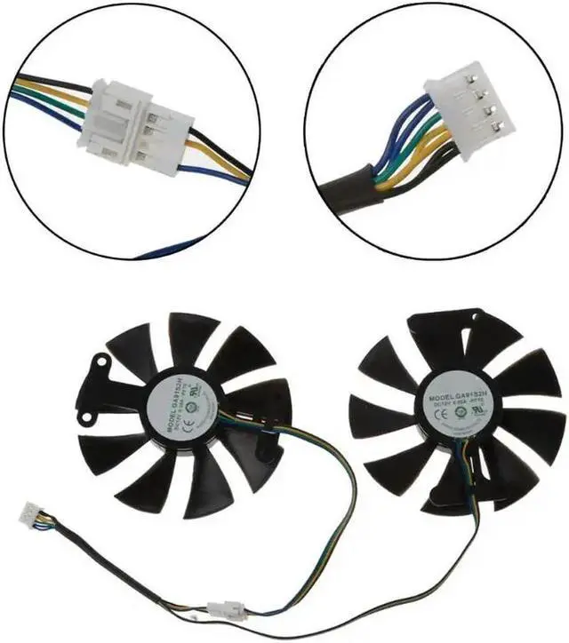 Main image of FOR 85mm GA91S2H DC 12V 0.35A 4Pin Cooler Fan Replacement For GTX 1060 GTX950 GTX 1050Ti Graphics Card Cooling Fan
