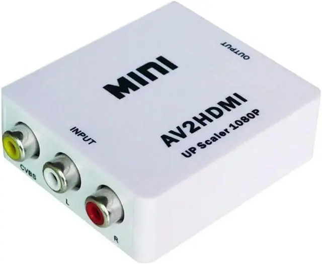 Main image of FOR RCA AV to HDMI Converter Adapter Mini Composite CVBS to HDMI AV2HDMI Converter in Package 1080P