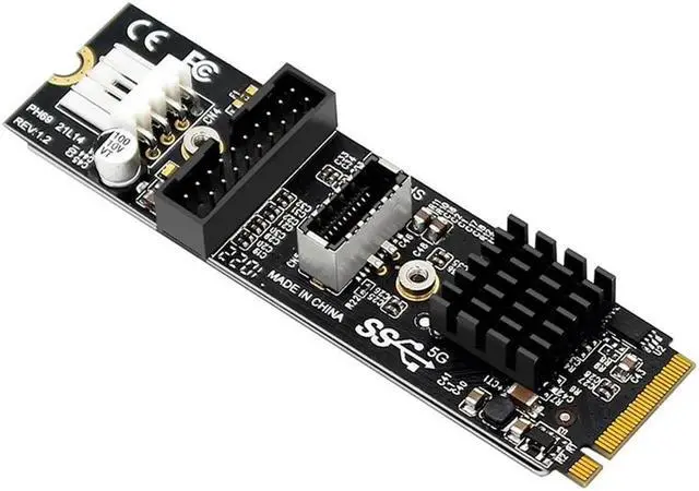 Main image of FOR 5Gbps Type-E USB 3.1 Front Panel Socket USB 2.0 to NVME NGFF M-Key Express Card VL805 M.2 Adapter for Motherboard