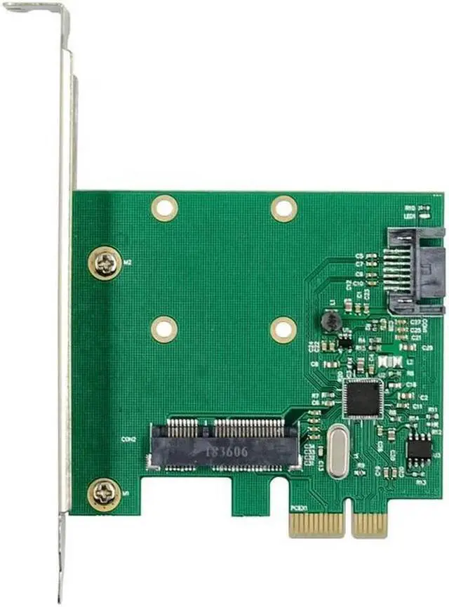 Main image of FOR PCI-E SATA 3.0 Desktop SSD Hard Drive Expansion Card Pcie to mSATA Adapter Card m sata to pci express sata card