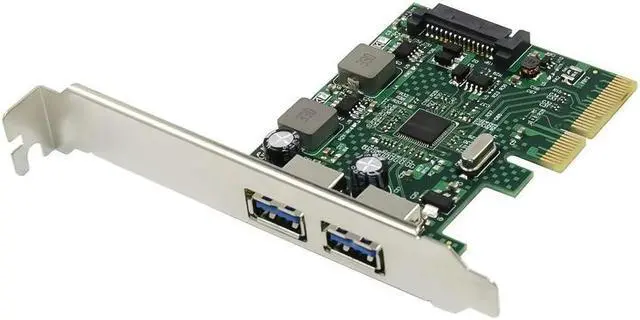 Main image of FOR USB 3.1 PCI Express Card 2-Ports USB 3.1 10Gbps Raiser Adapter PCIE PCI-E 3.0 X4 ASM3142 set for Desktop